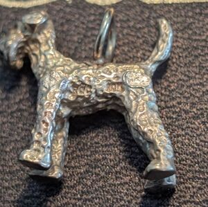 10k Yellow Gold Dog Pendant